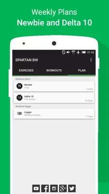 SPARTAN BODYWEIGHT FREE android App screenshot 6